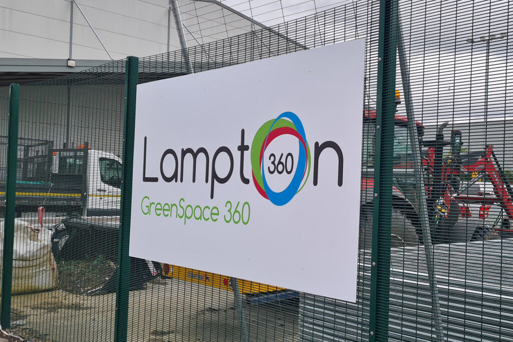 Dibond signs pinted and installed in London