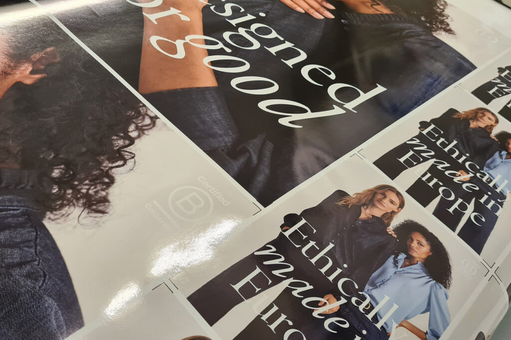 Posters printed for B Corp company