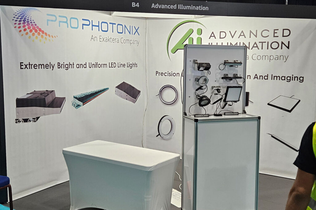 Exhibition backdrops pritned and fitted on site