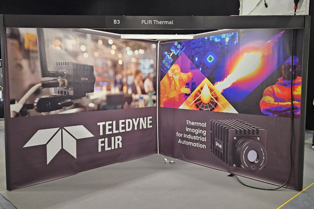 Seamless exhibition panels printed and installed for customer