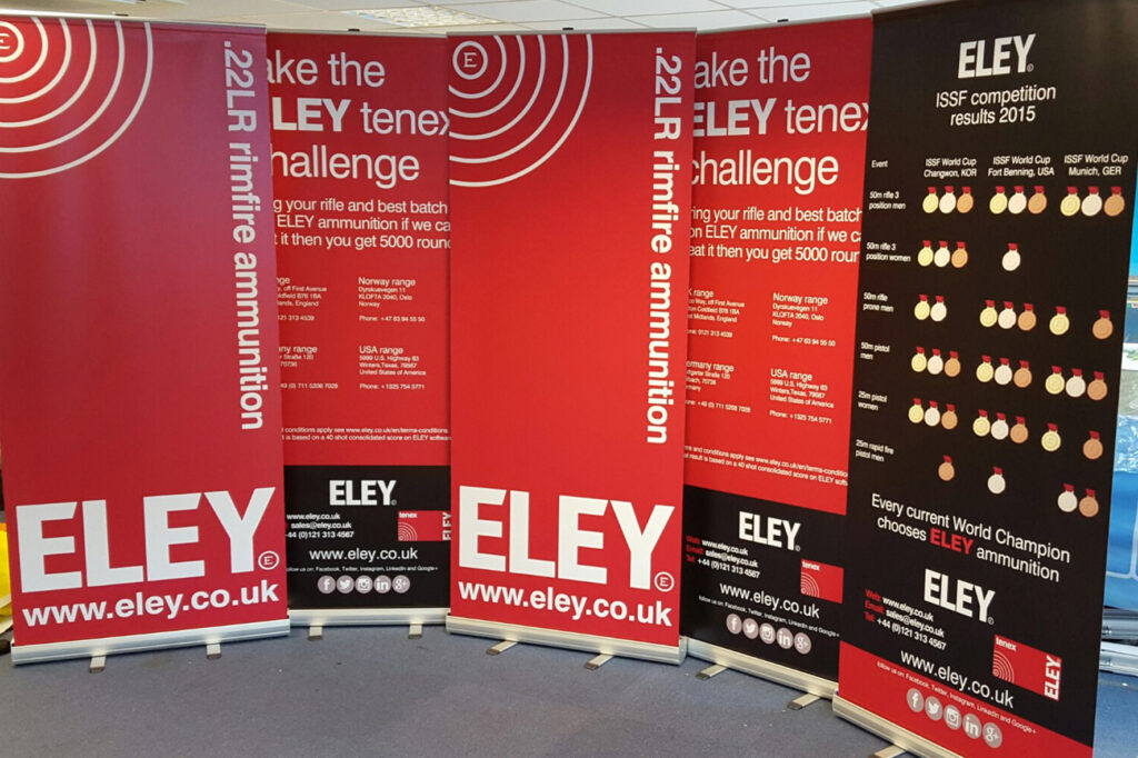collection of 85cm roller banners in aylesbury