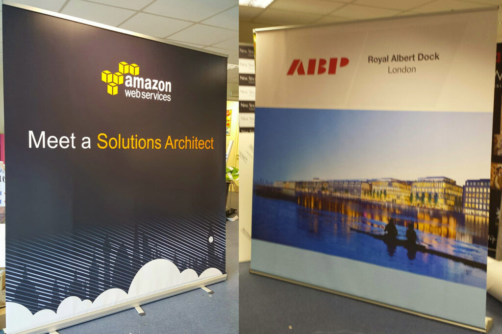 2m wide roller banner options