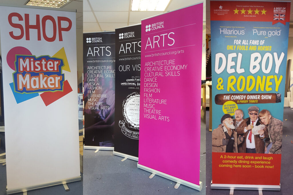 various 85cm wide roller banners