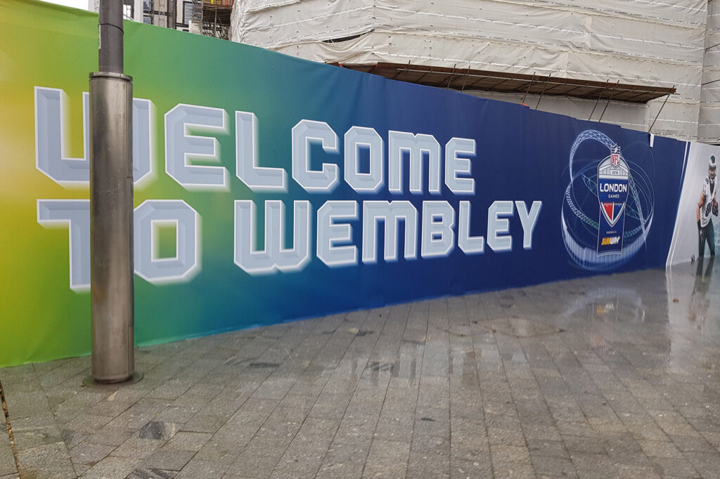 PVC Banner hoarding install