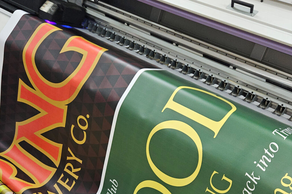 Large format banner printing in Aylesbury for Tring Brewery